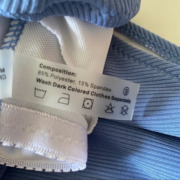 Side Strap One Piece Ribbed Swimsuit from Zaful NWT - Picture 5 of 5